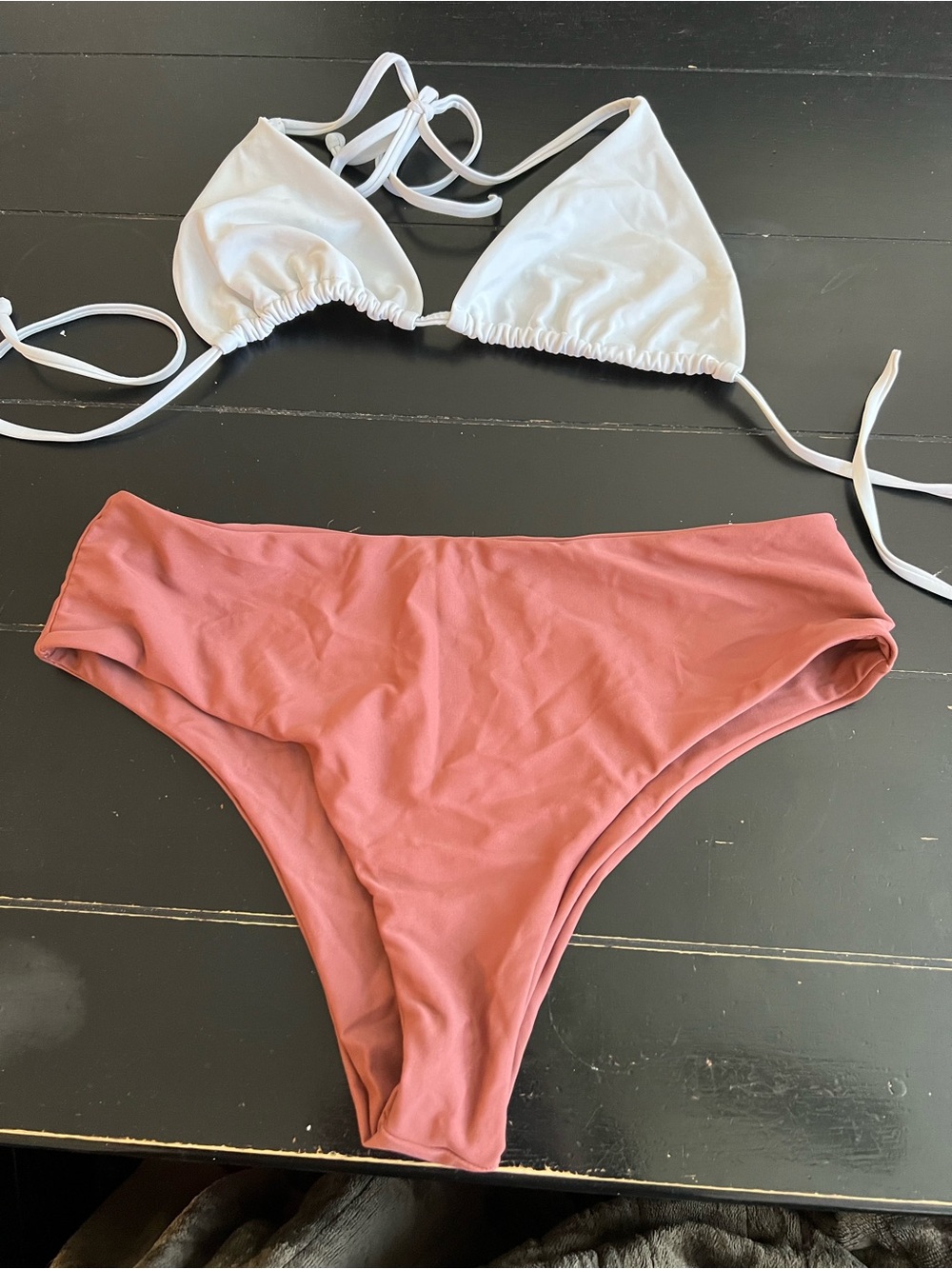 Zaful Dusty Rose Bikini Bottoms